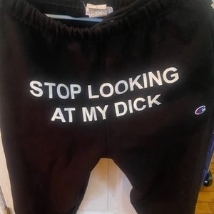 Black Sweat Pants Champion